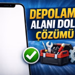 iphone depolama alanı dolu çözümü sistem verileri temizleme